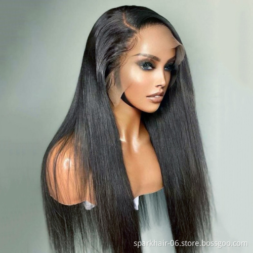 SPARK Wholesale 13X4 13X6 360 Lace Frontal Wig 100% Human Hair Virgin Brazilian Human Hair Full Lace Wig